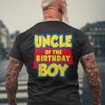 Uncle Of The Birthday Boy Toy Story Decorations Men's T-shirt Back Print Gifts for Old Men
