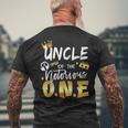 Uncle Of The Notorious One Old School 1St Hip Hop Birthday Men's T-shirt Back Print Gifts for Old Men