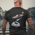 Universo Espacio Motivo Planeta Sistema Solar Sol Galaxia Camiseta Hombre Estampado Espalda Regalos para ancianos