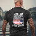 Us Army Combat Engineer 12B Military Pride Mens Back Print T-shirt Gifts for Old Men