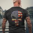 Us Navy Seals Seals Team Merica Flag Men's T-shirt Back Print Gifts for Old Men