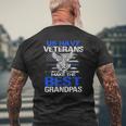 Us Navy Veterans Make The Best Grandpas Father's Day Mens Back Print T-shirt Gifts for Old Men