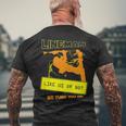 Like Us Or Not We Turn You Cool Lineman Men's T-shirt Back Print Gifts for Old Men