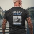 Uss Bennington Cv-20 Veterans Day Father's Day Mens Back Print T-shirt Gifts for Old Men
