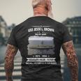 Uss Jesse L Brown Ff Men's T-shirt Back Print Gifts for Old Men