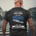Uss Lang Ff 1060 De Men's T-shirt Back Print Gifts for Old Men