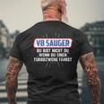 V8 Sauger Bist Nicht Du Wenn Du Einen Turbozwerst T-Shirt mit Rückendruck Geschenke für alte Männer