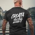 Vacaciones En Equipo En Croacia 2024 Camiseta Hombre Estampado Espalda Regalos para ancianos