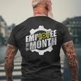 Vault Employee Of The Month Men's T-shirt Back Print Gifts for Old Men