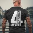 Verbeamtet 4 Life Beamter Auf Lebenszeit Verbeamtung T-Shirt mit Rückendruck Geschenke für alte Männer