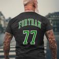 Veteran Programmer Fortran 77 Programming Language T-Shirt mit Rückendruck Geschenke für alte Männer