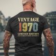Vintage 1970 Clothes 50 Years Old Retro 50Th Birthday Men's T-shirt Back Print Gifts for Old Men