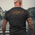 Vintage Bike Cool Road Bike Retro Bike Cycling T-Shirt mit Rückendruck Geschenke für alte Männer