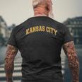 Vintage Kansas City KC Men's T-shirt Back Print Gifts for Old Men