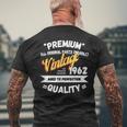 Vintage Legends Born In 1962 Men's T-shirt Back Print Gifts for Old Men