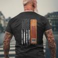 Vintage Pedal Sl American Us Flag Men's T-shirt Back Print Gifts for Old Men