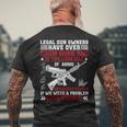 Vintage Retro Legal Gun Owners Have Over 200M Guns On Back Men's T-shirt Back Print Gifts for Old Men