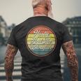 Vintage Vibes Hooties Musician Blowfish Retro Rock Summer Men's T-shirt Back Print Gifts for Old Men