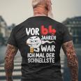 Vor 64 Jahren War Ich Mal Der Fastelste 64Th Birthday Man T-Shirt mit Rückendruck Geschenke für alte Männer