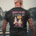 Vorsichtor Dem Frauchen Beagle T-Shirt mit Rückendruck Geschenke für alte Männer