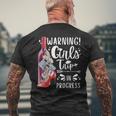 Warning Girls Trip In Progress 2024 Matching Vacation Squad Men's T-shirt Back Print Gifts for Old Men