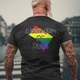 Washington Dc Gay Pride Men's T-shirt Back Print Gifts for Old Men