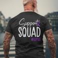 We Wear Purple Lupus Awareness Support Squad Men's T-shirt Back Print Gifts for Old Men