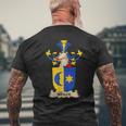 Weber Coat Of Arms Family Crest Men's T-shirt Back Print Gifts for Old Men
