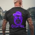 Weed Strains Grape Ape 420 Cannabis Culture Men's T-shirt Back Print Gifts for Old Men