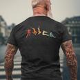 Weitsprung Athletics T-Shirt mit Rückendruck Geschenke für alte Männer