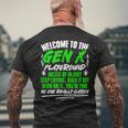 Welcome To Gen X Humor Generation X Gen X Men's T-shirt Back Print Gifts for Old Men