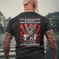 Wenn Sie Hinter Dir Stehen Crusader Knight Templar Costume T-Shirt mit Rückendruck Geschenke für alte Männer