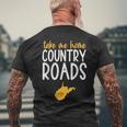 West Virginia Apparel West Virginia Home I Love Wv State Men's T-shirt Back Print Gifts for Old Men