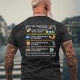 I Will Read Books On A Boat & Everywhere Reading Men's T-shirt Back Print Gifts for Old Men
