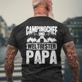 Wohnwagen Campingurlaub Bester Papaatertag Campen T-Shirt mit Rückendruck Geschenke für alte Männer