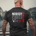 Work Harder Weightlifting Nobody Cares Bodybuilding Gym Mens Back Print T-shirt Gifts for Old Men