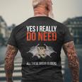 Yes I Really Do Need All These Sugar Gliders Cute Men's T-shirt Back Print Gifts for Old Men