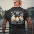 Zuhause Ist Wo Meine Meerschweinchen Sind Guinea Pigs T-Shirt mit Rückendruck Geschenke für alte Männer
