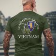 1St Aviation Brigade Vietnam Veteran The Golden Hawks Xmas Men's T-shirt Back Print Gifts for Old Men