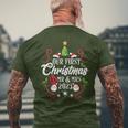 1St First Christmas As Mr And Mrs 2023 Couples Pajamas Men's T-shirt Back Print Gifts for Old Men