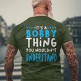Bobby Name Personalized Christmas Present Robert Men's T-shirt Back Print Gifts for Old Men