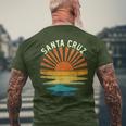 California Santa Cruz T-Shirt mit Rückendruck Geschenke für alte Männer