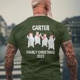 Carter Family Name Carter Family Christmas Men's T-shirt Back Print Gifts for Old Men