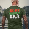 In My Christmas Era Cute Xmas Holiday Family Christmas Men's T-shirt Back Print Gifts for Old Men