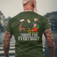 Corgis For Everybody Xmas Christmas Corgi Dog Lover Men's T-shirt Back Print Gifts for Old Men