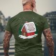 Cozy Cabin Hot Cocoa And My Favorite Christmas Movie Men's T-shirt Back Print Gifts for Old Men