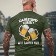 Der Ugly Heiratet Wir Saufen Jga Stag Night T-Shirt mit Rückendruck Geschenke für alte Männer