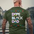 Dope Black Dad Dope Black Christmas Fathers Day Men's T-shirt Back Print Gifts for Old Men