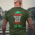 Express Your Elf Elves Pun Christmas Men's T-shirt Back Print Gifts for Old Men