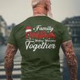 Family Christmas Making Memories Together Christmas Men's T-shirt Back Print Gifts for Old Men